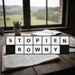 Hasło krzyżówkowe forma gramatyczna przymiotników i niektórych przysłówków - stopień równy – rozwiązanie, synonimy, podpowiedzi i definicje krzyżówkowe